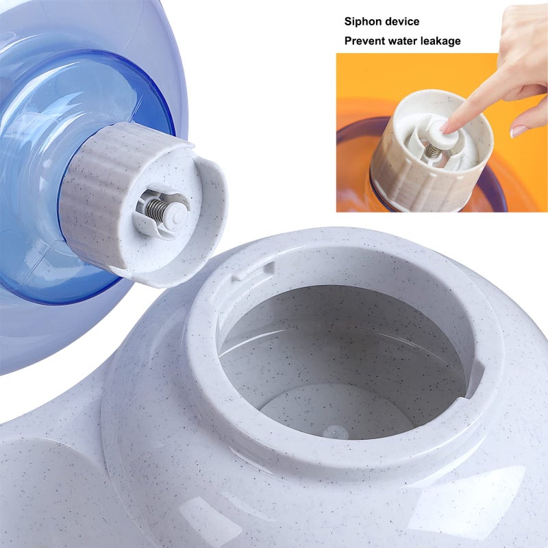 TENINYU Pet Water Dispenser Station - 3 Gallon/11L Replenish Pet Waterer for Large Dog Cat Animal Automatic Gravity Water Drinking Fountain Bottle Bowl Dish Stand - Image 3